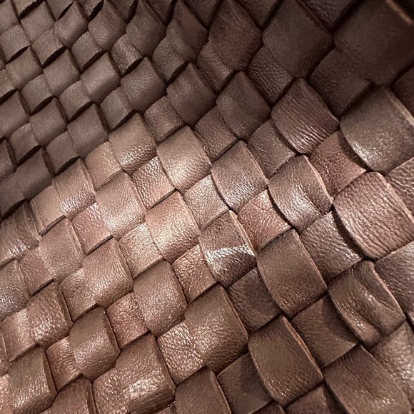 COPY - FALOR leather woven brown bag Italy - Picture 12 of 16